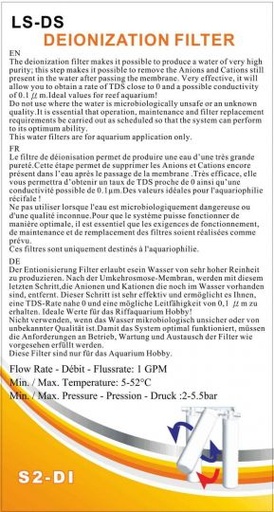 [AQ45004] Glamorca - Deionisierungsfilter