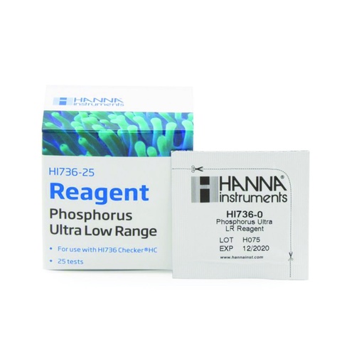 [HI73625] HANNA instruments - Reagenzien für Checker HC  MARINE Phosphor, ultra-niedrig (HI736)