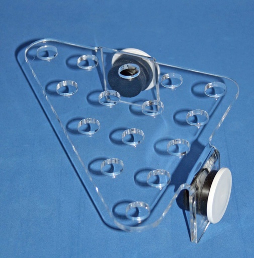 [KP45150] KnePo - Coral Rack Eck bis 15mm Glasdicke